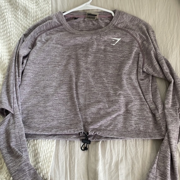 Gymshark workout long sleeve top size M - Picture 3 of 4